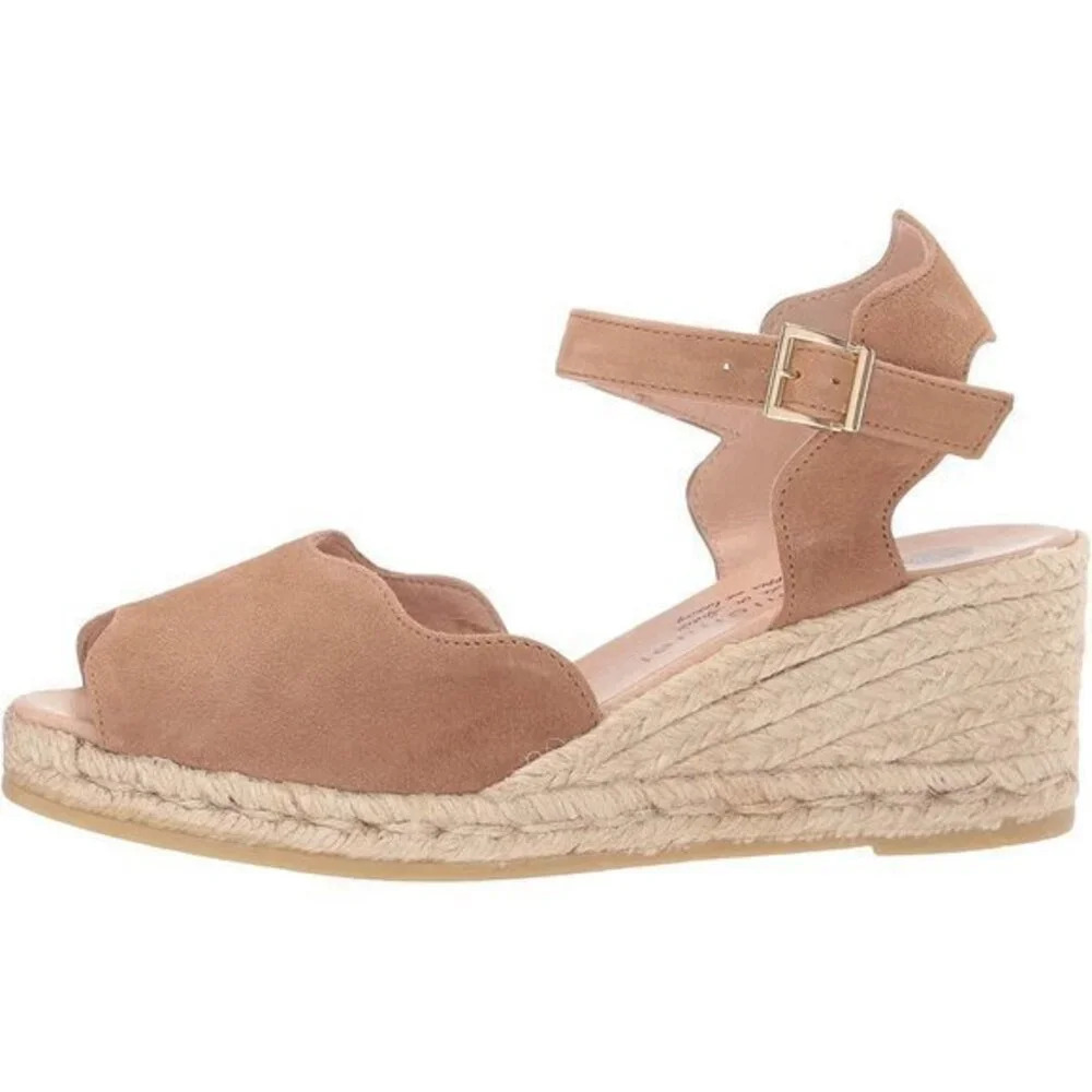 Eric Michael Lupa New Wedge Sandal Espadrille 41 10.5